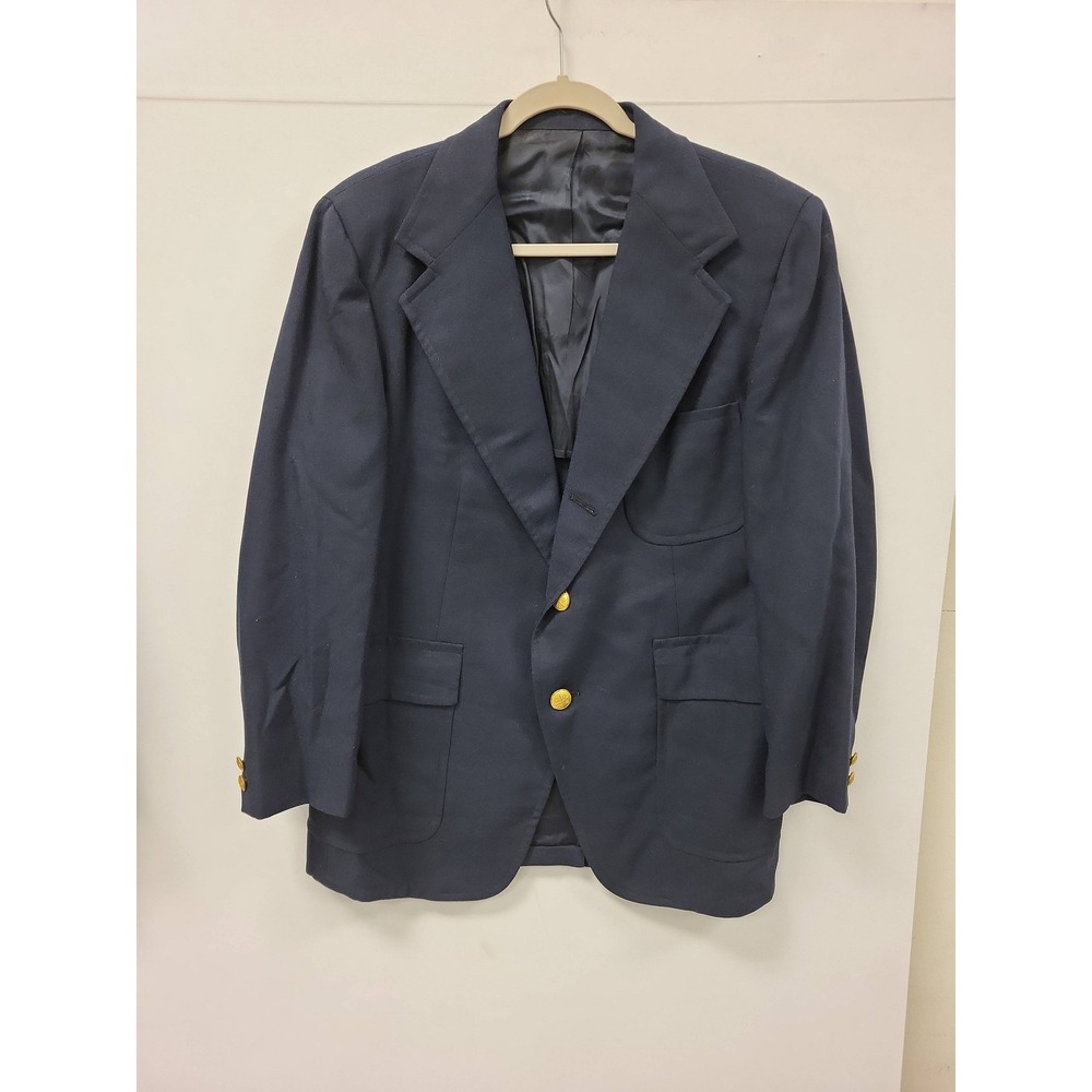 Regency Navy Blazer Mens Jacket‎ Gold Buttons Size Unspecified Classic Style